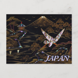 Carte Postale La scène naturelle du Mont Fuji au Japon