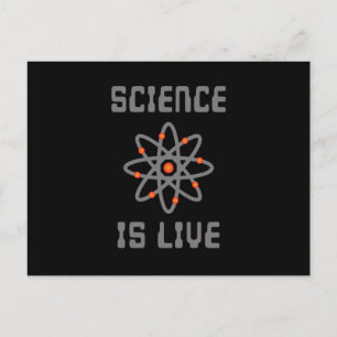 Carte Postale La science est la vie