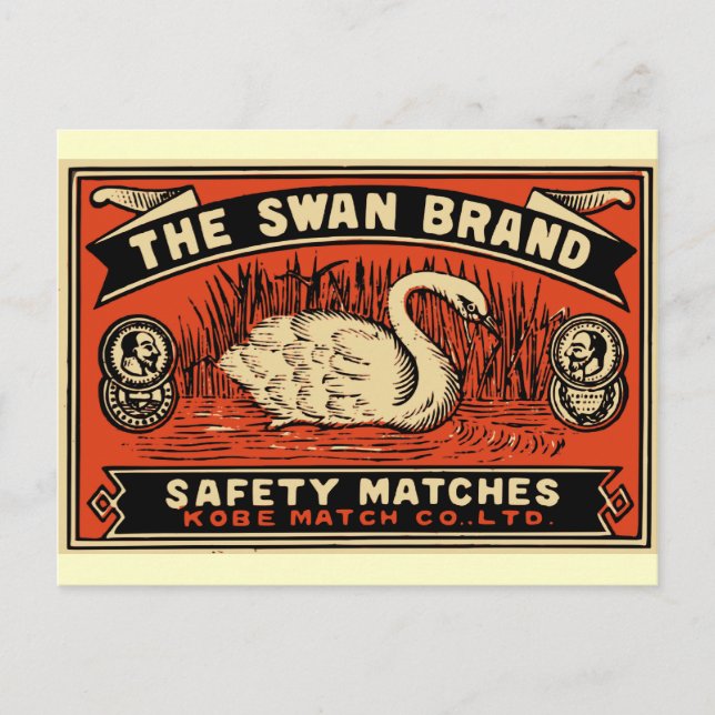 Carte Postale La Sécurité De La Marque Swan Correspond (Devant)