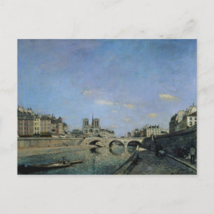 Carte Postale La Seine et Notre Dame à Paris, 1864