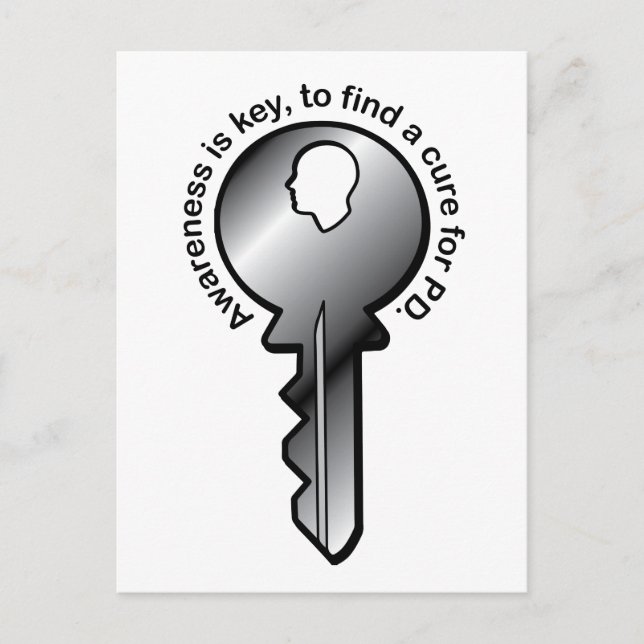 Carte Postale La sensibilisation à la maladie de Parkinson est e (Devant)