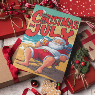 Carte Postale La Sérénité maritime du Père Noël 