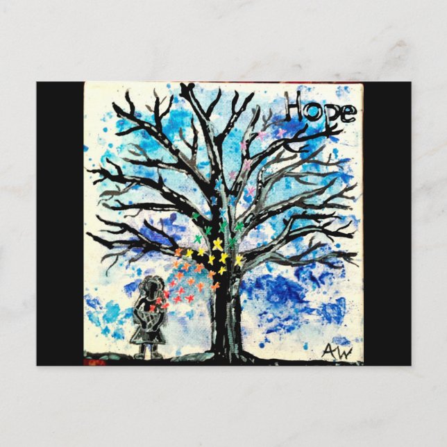 Carte Postale La série Arbres : L'Espoir (Devant)