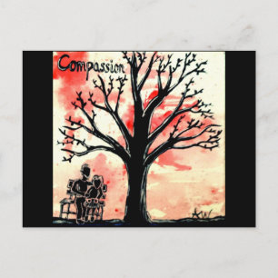 Carte Postale La série d'arbre : Compassion