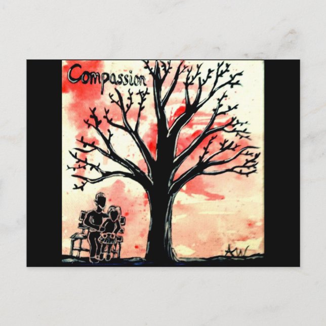 Carte Postale La série d'arbre : Compassion (Devant)