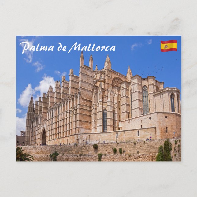 Carte Postale La Seu, Cathédrale de Palma de Majorque - Espagne (Devant)