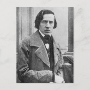 Carte Postale La seule photo connue de Frédéric Chopin