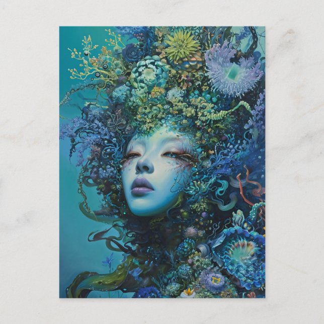 Carte Postale La Sirène de l'Océan (Devant)