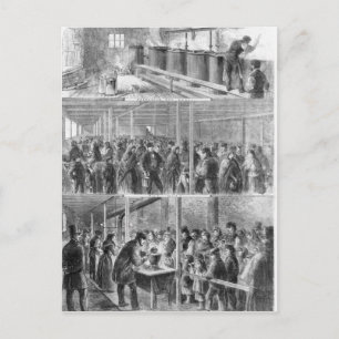 Carte Postale La Société de la soupe d'amis