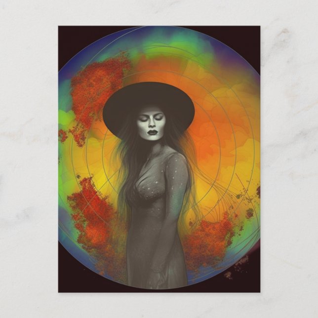 Carte Postale La sorcière (Devant)