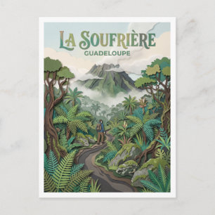 Carte Postale La Soufrière Saint-Claude Guadeloupe
