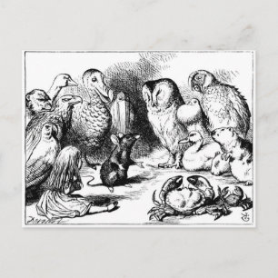 Carte Postale La souris et l'histoire sèche