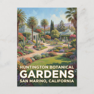 Carte Postale La splendeur du jardin californien à Huntington Bo