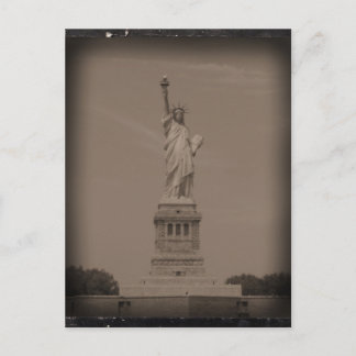 Carte Postale La statue antique de la liberté