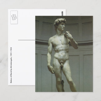 Carte Postale La statue de David de Michel-Ange