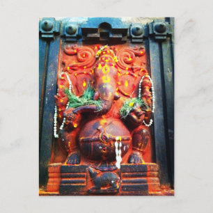 Carte Postale La statue de Dieu Ganesha