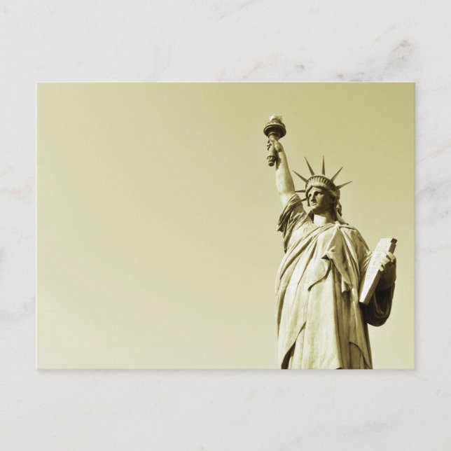 Carte Postale La statue de la liberté (Devant)