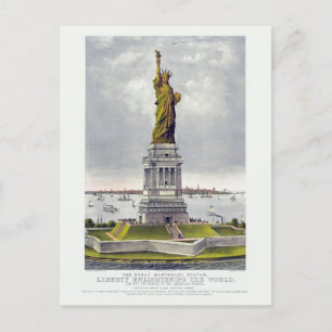 Carte Postale La Statue de la Liberté, La Grande Statue de Barth