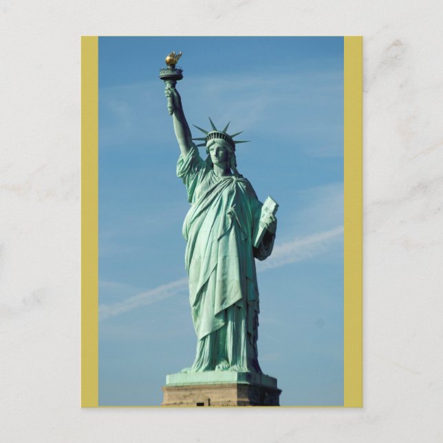 Carte Postale La Statue de la Liberté qui illumine le monde (Devant)
