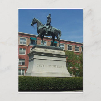 Carte Postale La statue de William Henry Harrison
