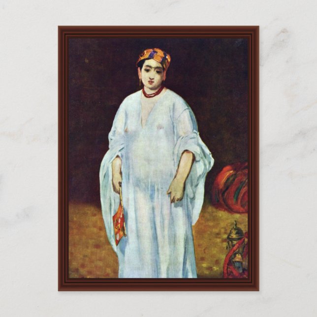 Carte Postale La Sultans Par Manet Edouard (Devant)