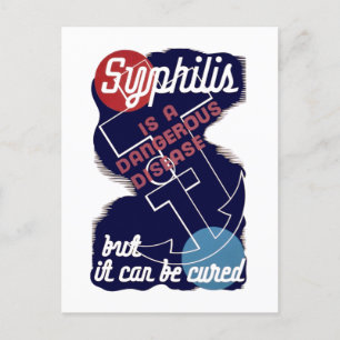 Carte Postale La syphilis est une maladie dangereuse