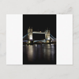 Carte Postale La Tamise de la rivière et le pont de la Tour à la