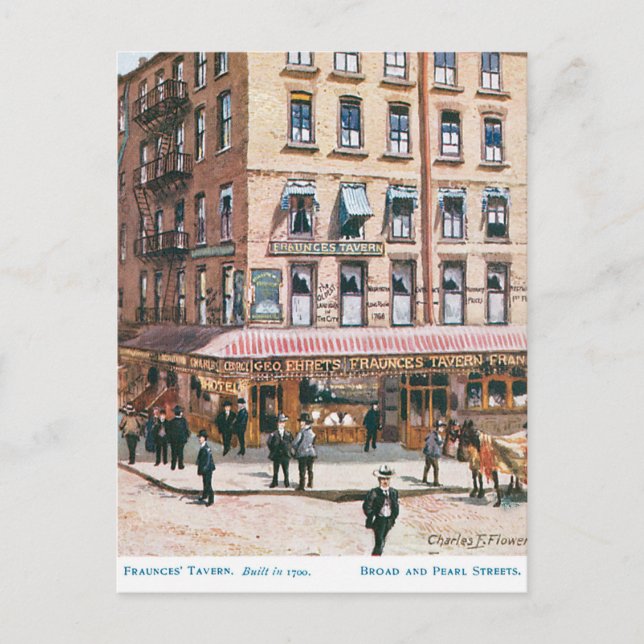 Carte Postale La taverne de France (Devant)