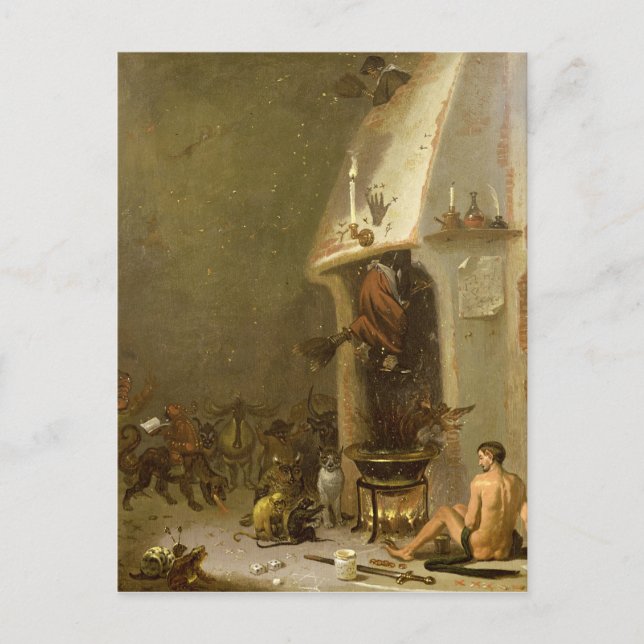 Carte Postale La taverne d'une sorcière (Devant)