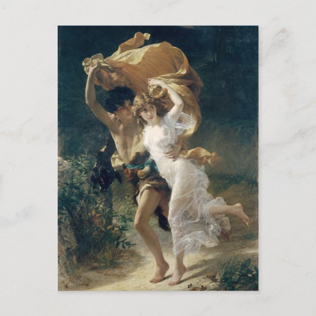 Carte Postale La tempête par Pierre Auguste Cot (Devant)