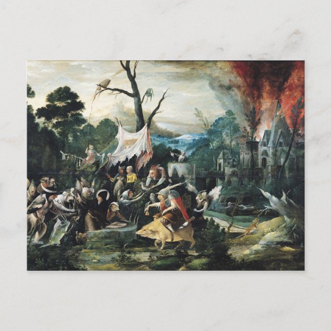 Carte Postale La tentation de Saint-Antoine 2 (Devant)
