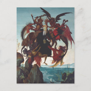 Carte Postale La Tentation de saint Antoine par Michelangelo