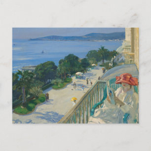 Carte Postale La Terrasse, Cap d'Ail   Sir John Lavery