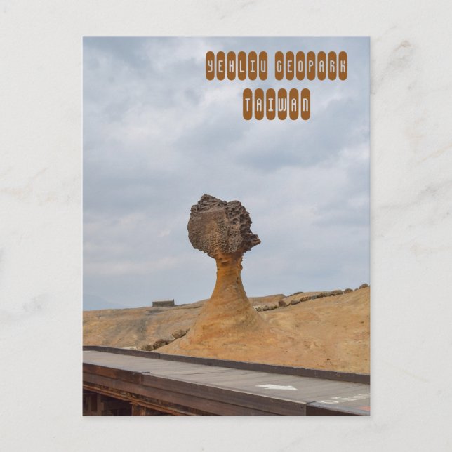 Carte Postale La tête de la reine dans le Geopark de Yehliu à Ta (Devant)