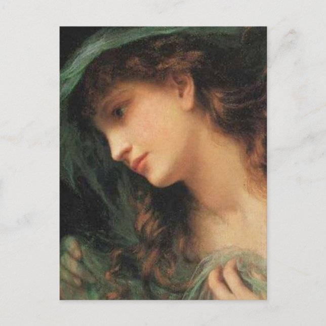 Carte Postale La Tête D'Une Nymphe (Devant)