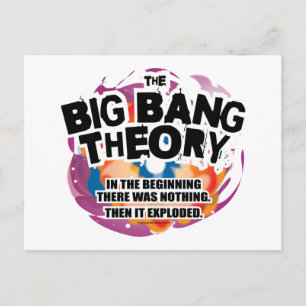 Carte Postale La théorie du Big Bang