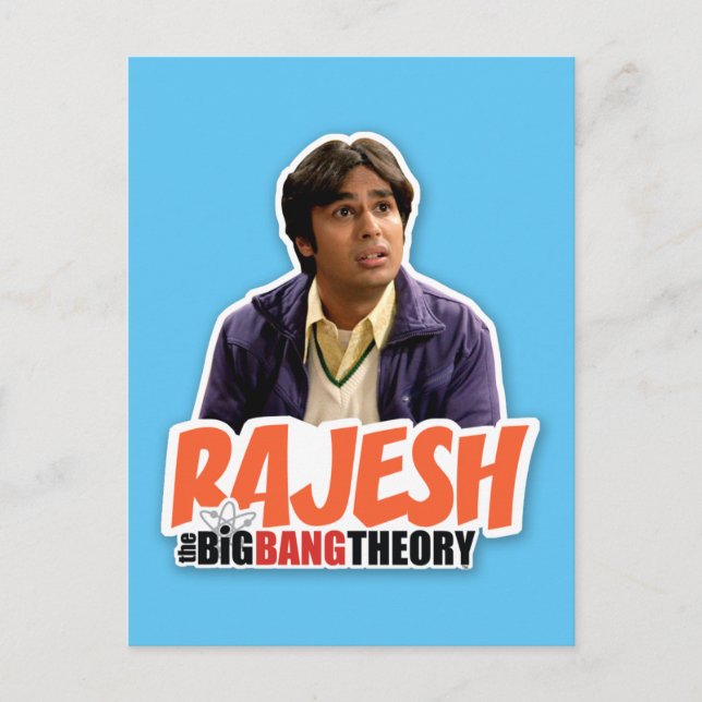 Carte Postale La théorie du Big Bang | Rajesh (Devant)
