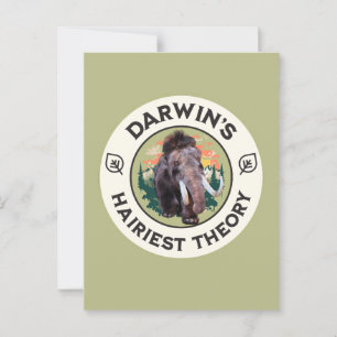 Carte Postale La théorie la plus poilue de Darwin : le mammouth