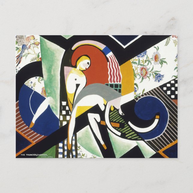 Carte Postale La Thundershower, oeuvre colorée (Devant)