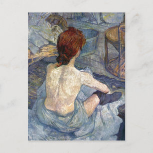 Carte Postale La Toilette Rousse - Peinture Toulouse-Lautrec