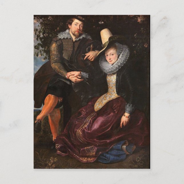 Carte Postale La tonnelle de chèvrefeuille par Pierre Paul Ruben (Devant)