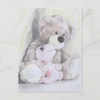Carte Postale La tortue amie de Teddy