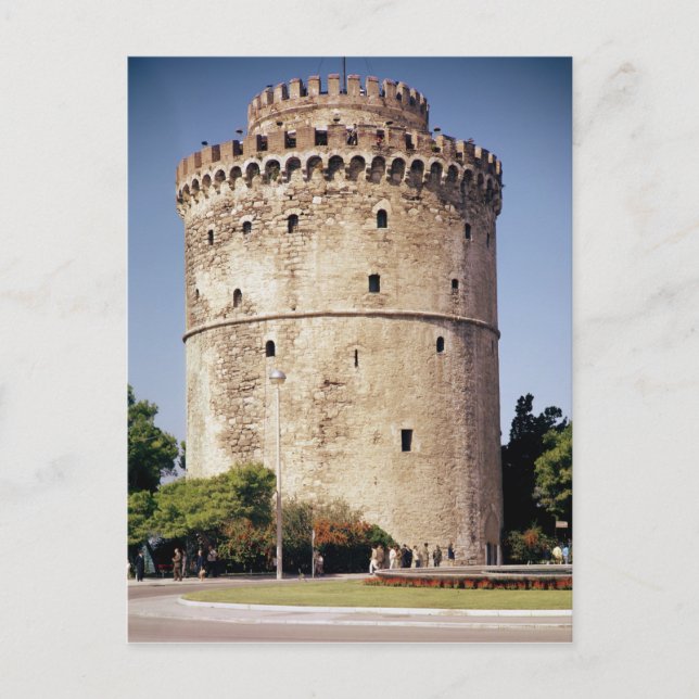 Carte Postale La tour blanche, construite pendant (Devant)