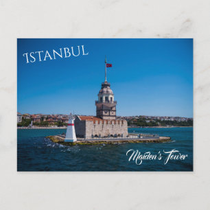 Carte Postale La tour de Maiden à Istanbul