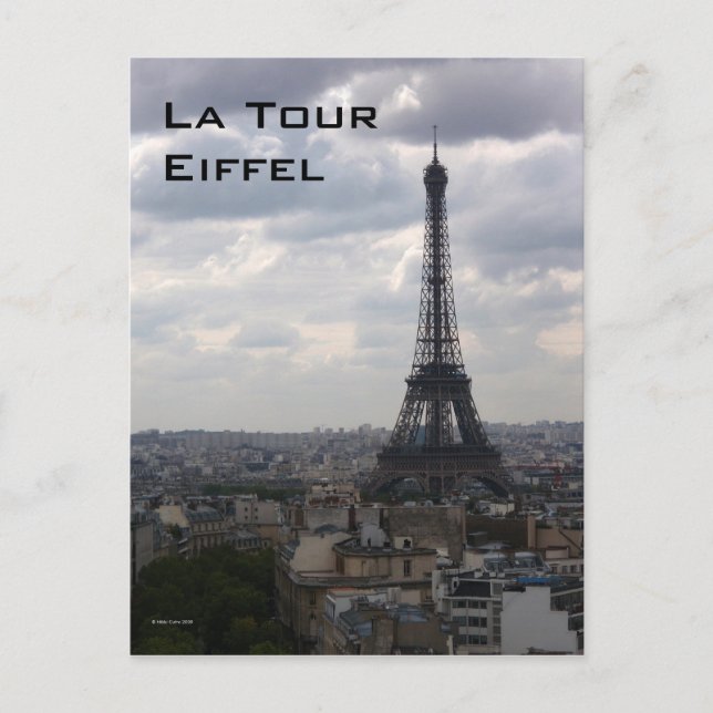 Carte postale La Tour Eiffel (Devant)