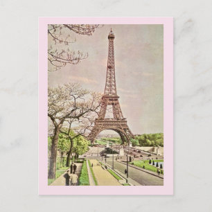 Carte Postale La Tour Eiffel en Rose