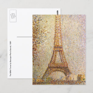 Carte Postale La Tour Eiffel par Georges Seurat, Beaux-Arts Anci
