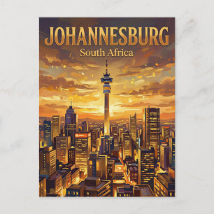 Carte Postale La Tour Hillbrow Afrique du Sud