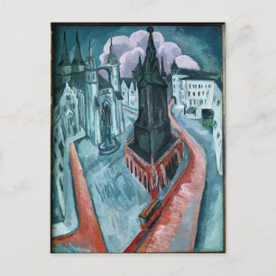 Carte Postale La Tour Rouge à Halle, 1915