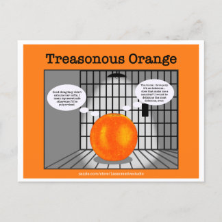 Carte Postale La trahison Orange... rétrospective en cours de fa